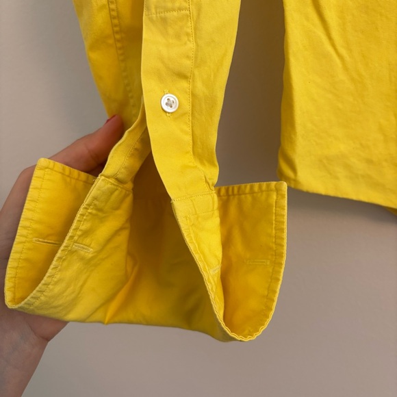 Ralph Lauren yellow button down Shirt - Picture 3 of 8